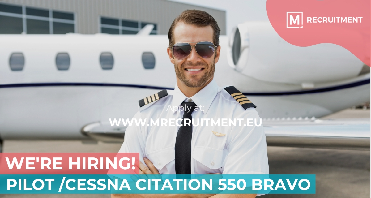 Image of a Pilot for a Cessna Citation 550 Bravo