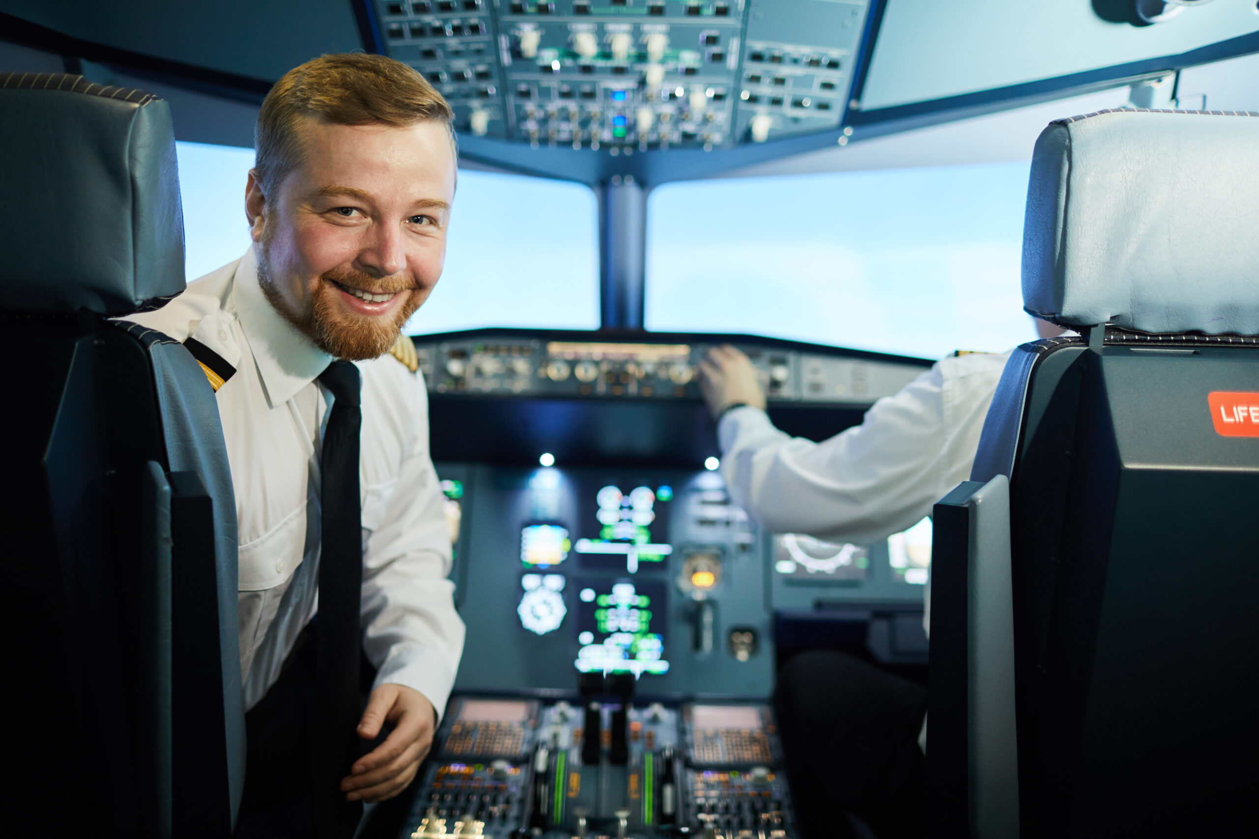 Aviation in Malta - Pilot cabin